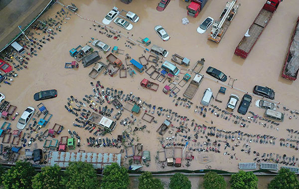 洪水突發，杰克龍閥門送貨道路受阻